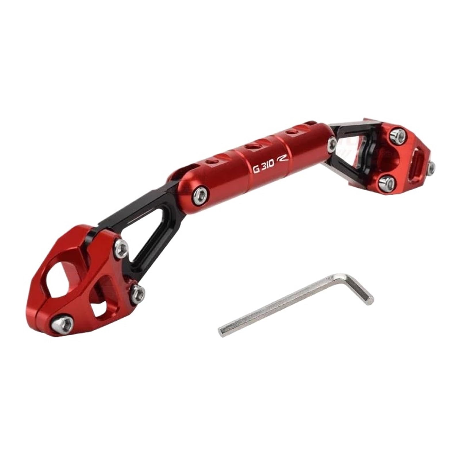 Griffe Balance Bar Für BM&W G310GS G 310 GS G310R G310GS G310R Motorradzubehör Balance Bar Lenker Querlatte Hebel Halter(Red2) von QIBOZNG