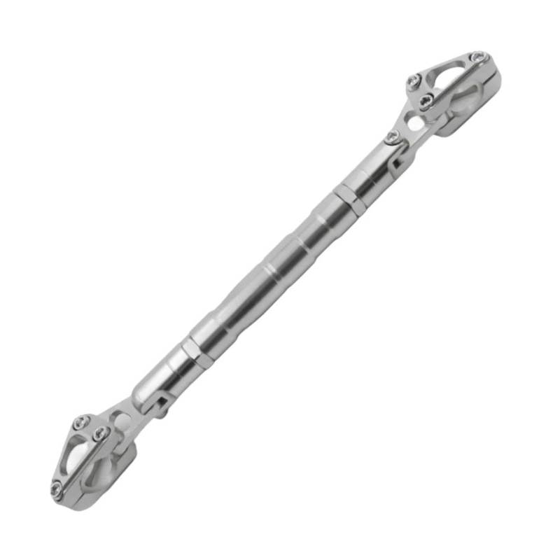 Griffe Balance Bar Motorrad Modifikation Einstellbare Balance Bar Multifunktionale Verstärkung Erweiterte Lenker Unterstützung Stange(Silver) von QIBOZNG