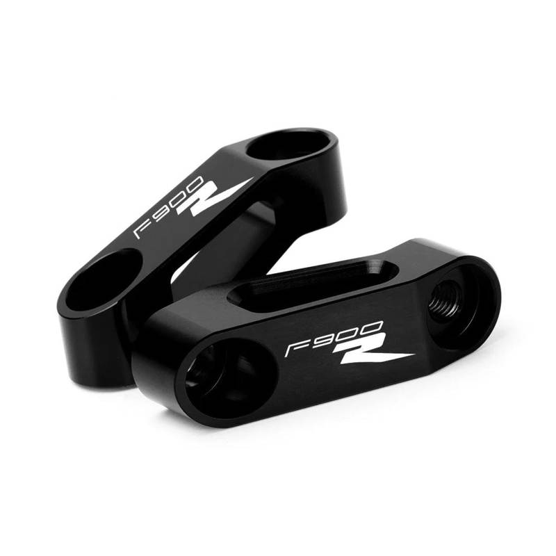 Hebebühne Für B&MW F900R F900XR F900R/XR Motorrad Aluminium Rückspiegel Extender Riser Rückansicht Basis Verlängerung Halterung(Black) von QIBOZNG