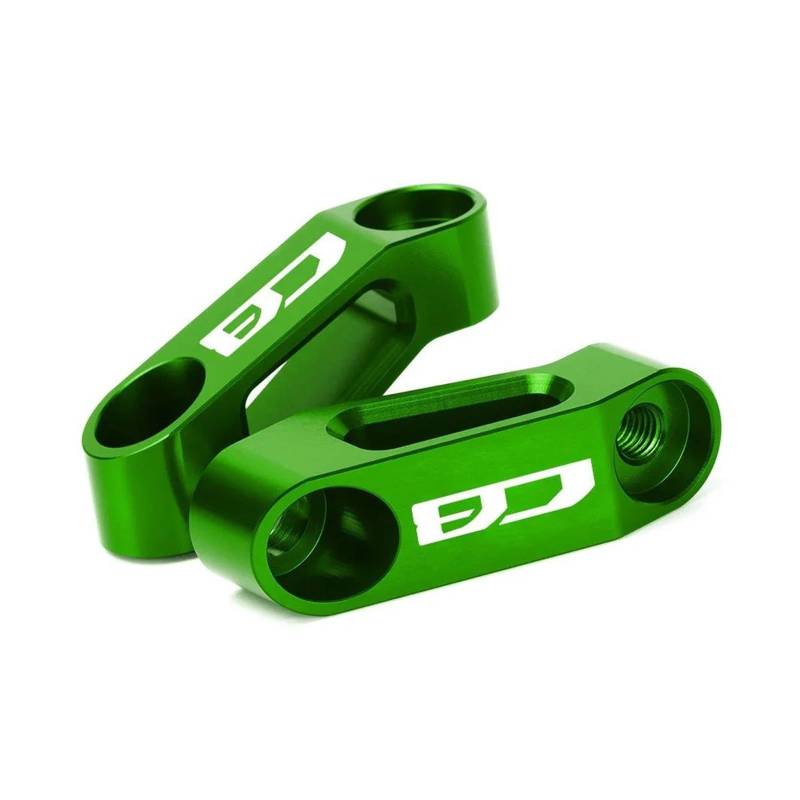 Hebebühne Für HON&DA CB CBR PCX ​​REBEL Alle Jahre Motorrad Spiegel Riser Extender Spacer Verlängerung Adapter Adapter(Green) von QIBOZNG