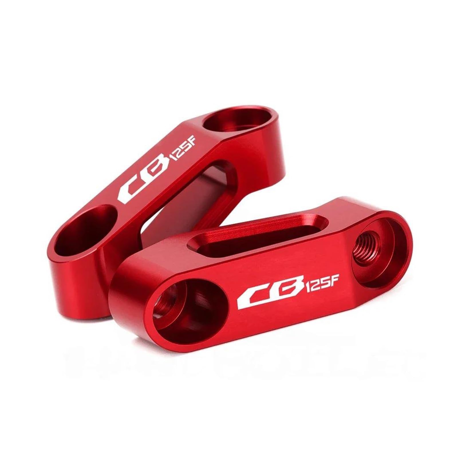 Hebebühne Für HON&DA CB500X CB125 F CB125F CB125R CB 250F Motorrad Rückspiegel Verlängerung Riser Verlängern Adapter Halterung(Red 2) von QIBOZNG