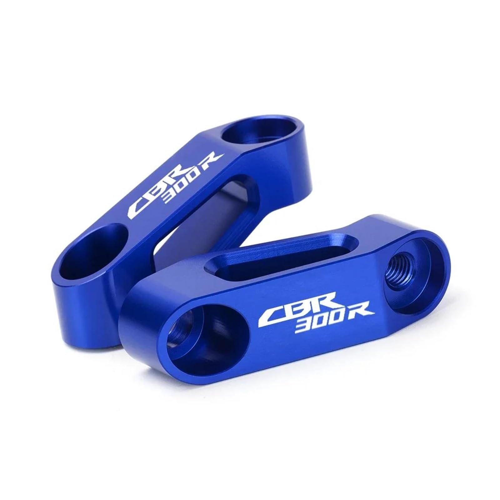 Hebebühne Für HON&DA CBR650F CBR250R CBR300R CBR400R CBR500R CBR 650F 250R 300R Rückspiegel Verlängerung Riser Halter Halterung(Blue 2) von QIBOZNG