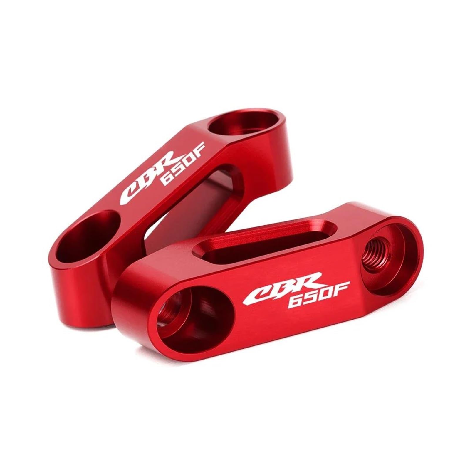 Hebebühne Für HON&DA CBR650F CBR250R CBR300R CBR400R CBR500R CBR 650F 250R 300R Rückspiegel Verlängerung Riser Halter Halterung(Red 4) von QIBOZNG