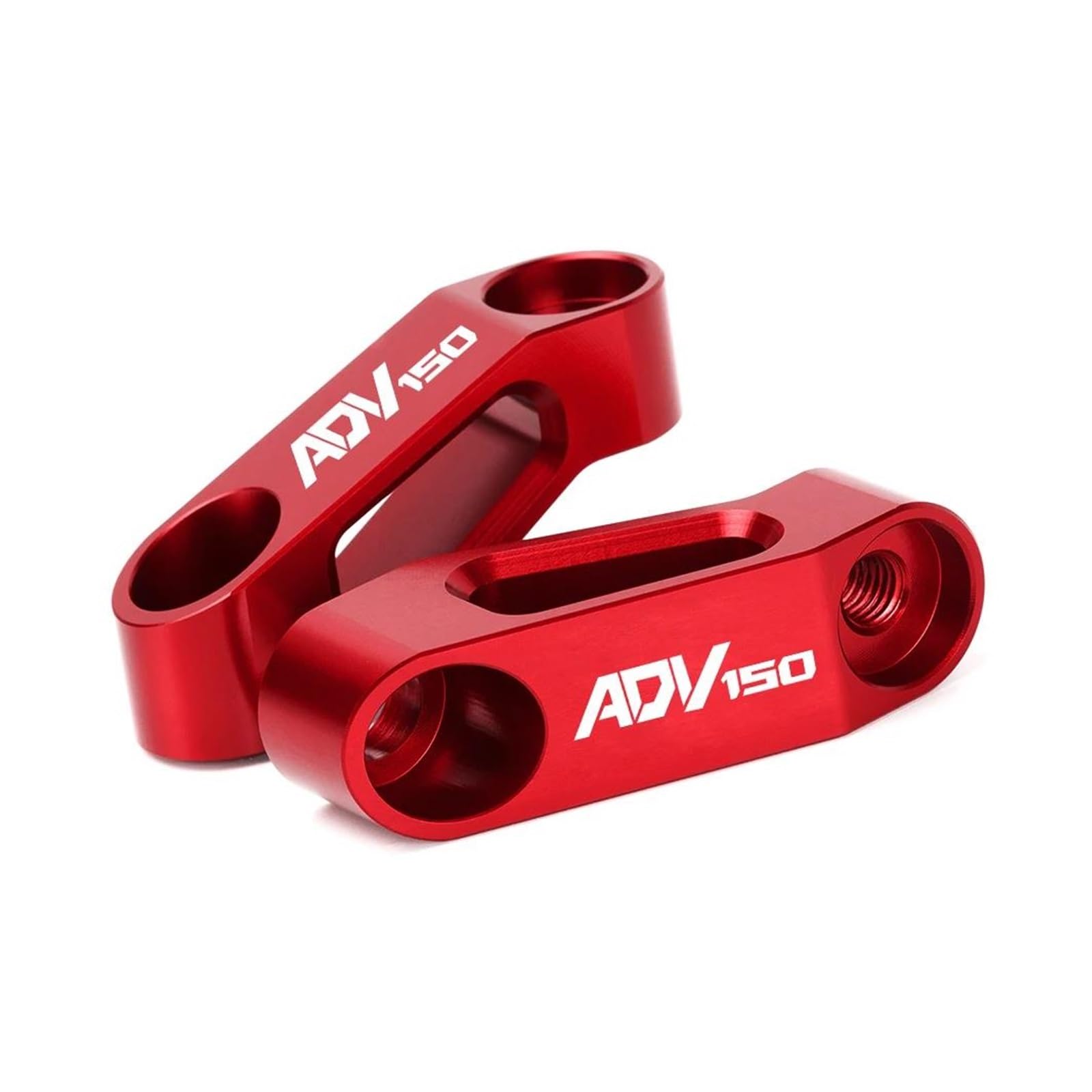 Hebebühne Motorrad Rückspiegel Verlängerung Riser Verlängern Adapter Halterung Für HON&DA ADV 150 160 350 ADV ADV150 ADV350(Red2) von QIBOZNG