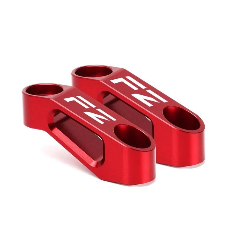 Hebebühne Rückspiegel Adapter Verlängern Riser Für YAMA&HA FZ1 FZ1S FZ1N FZ6 FZ8 ZF07 FZ09 FZ6R FZ 1 1S 1N 6 8 07 09 6R(Red) von QIBOZNG