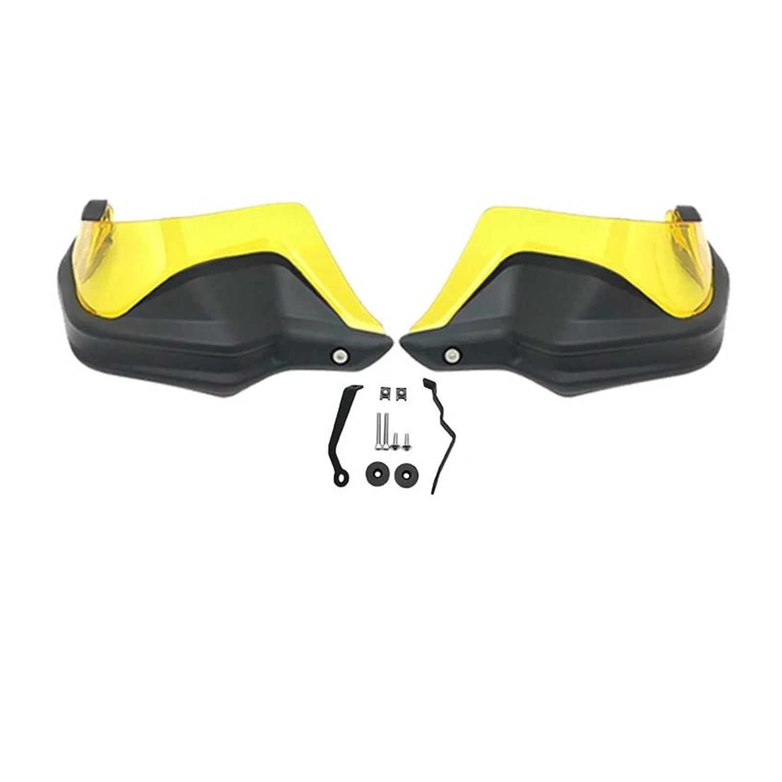 Motorrad-Handschutz Für B&MW R1200GS LC F800GS F750GS F850GS F900R/XR S1000XR R1250GS Motorrad Handschutz Schild Hand Guard Protector(Black+Yellow) von QIBOZNG