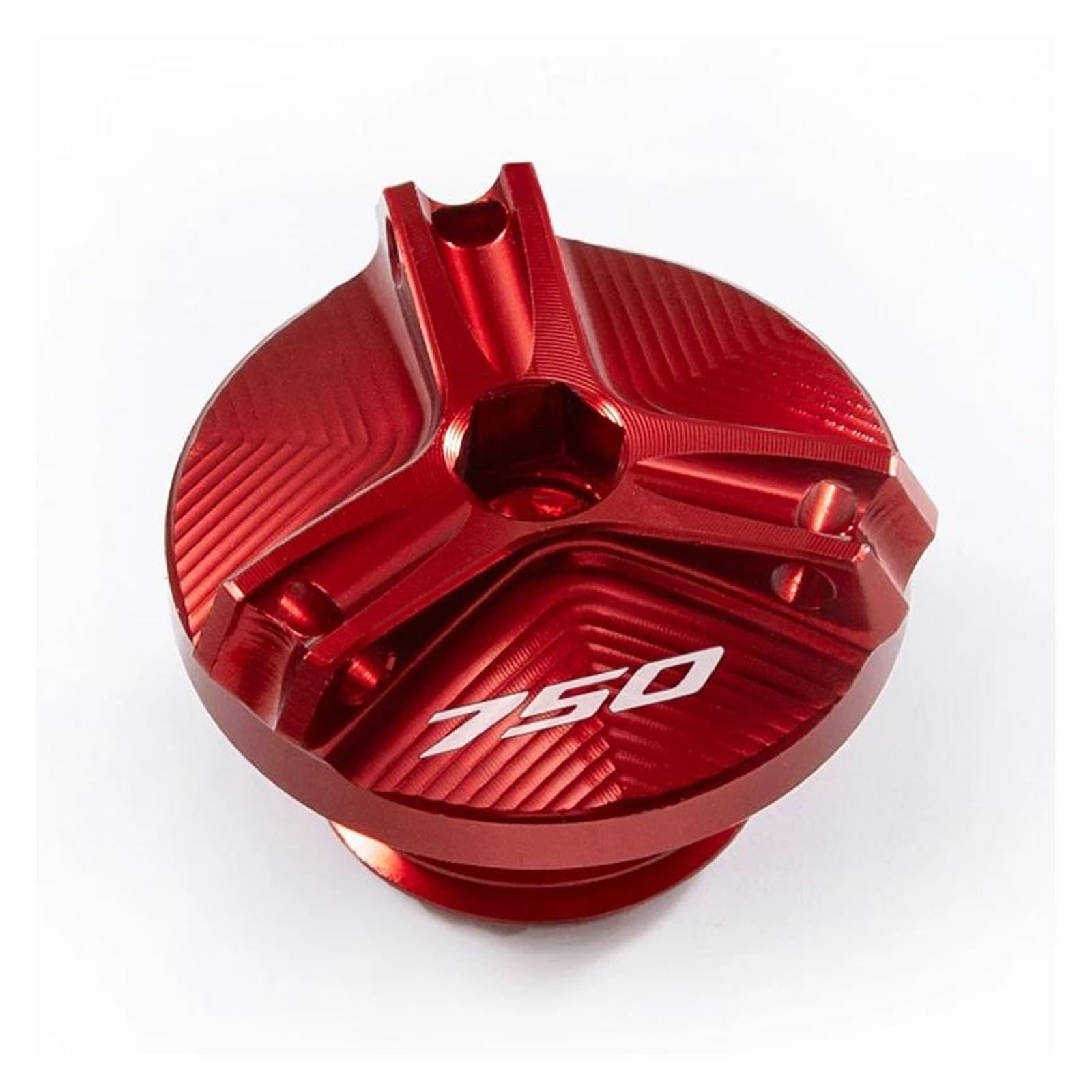 Öleinfüllschutzkappe Für HO&NDA Forza 750 FORZA 750 2020 2021 2022 Motorrad Motoröl Kappe Bolzen Tankdeckel Schutz Zubehör(Red) von QIBOZNG