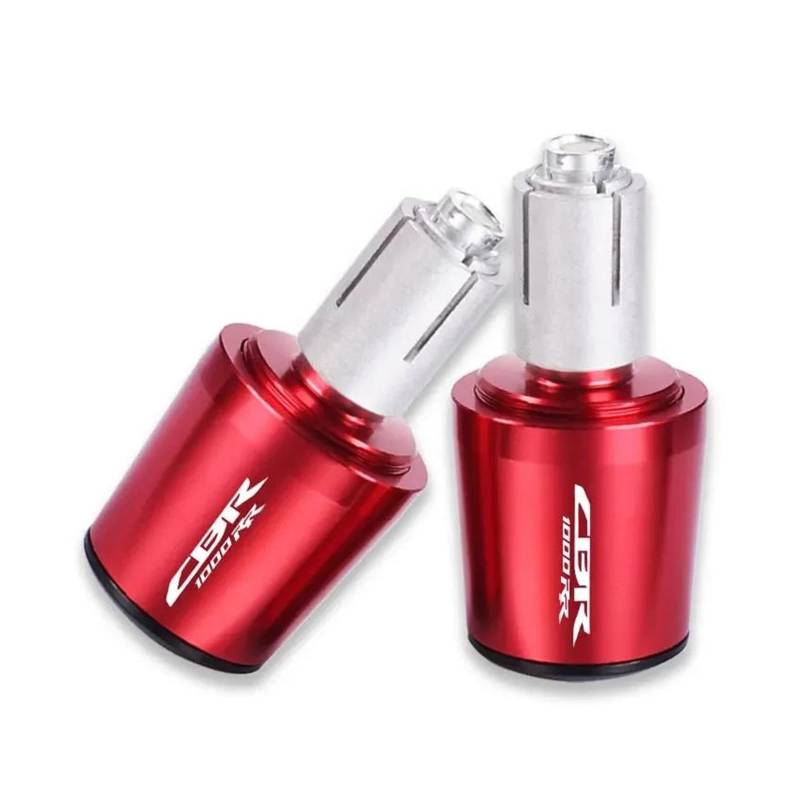 QIBOZNG Griff-Endstopfen Für HON&DA CBR1000RR CBR 1000RR CBR 1000 RR SP 2004-2021 Motorrad Griff Bar Lenker Griffe Kappe Ende Stecker(Red) von QIBOZNG