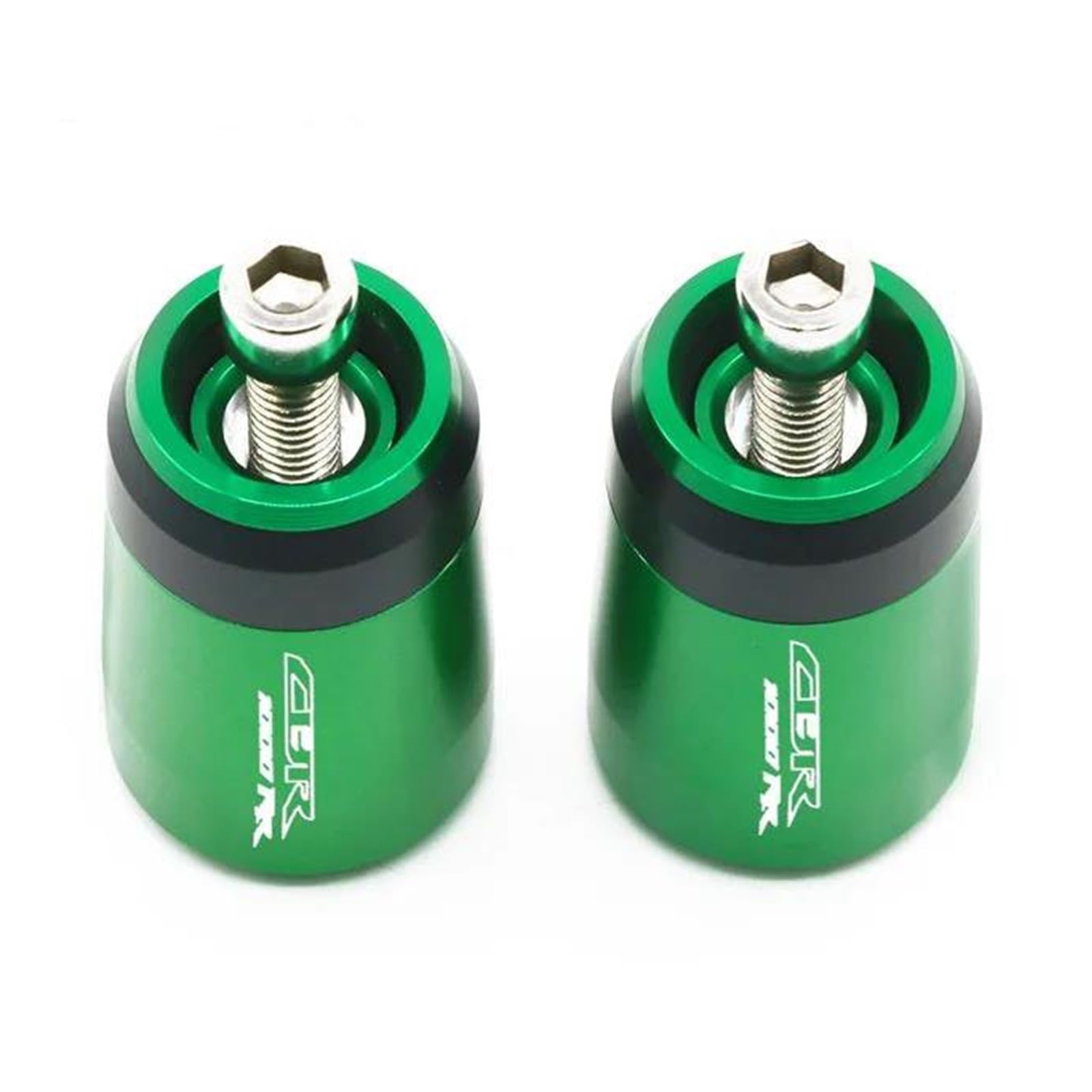 QIBOZNG Griff-Endstopfen Für HON&DA CBR1000RR CBR1000 RR CBR 1000 RR Motorrad 7/8 ''22MM Lenker Griffe Griff Bar Grip End Kappe Stecker(Green) von QIBOZNG