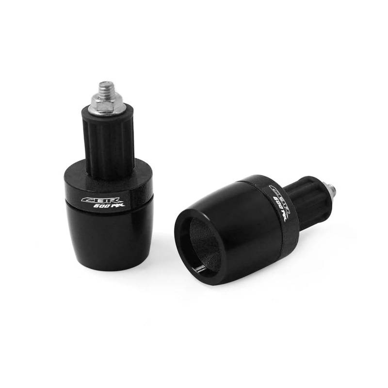 QIBOZNG Griff-Endstopfen Für HON&DA CBR600RR CBR 600RR CBR 600 RR Motorrad Griff Bar Griffe Enden Lenker Gegengewicht Kappe Stecker Slider(Black) von QIBOZNG