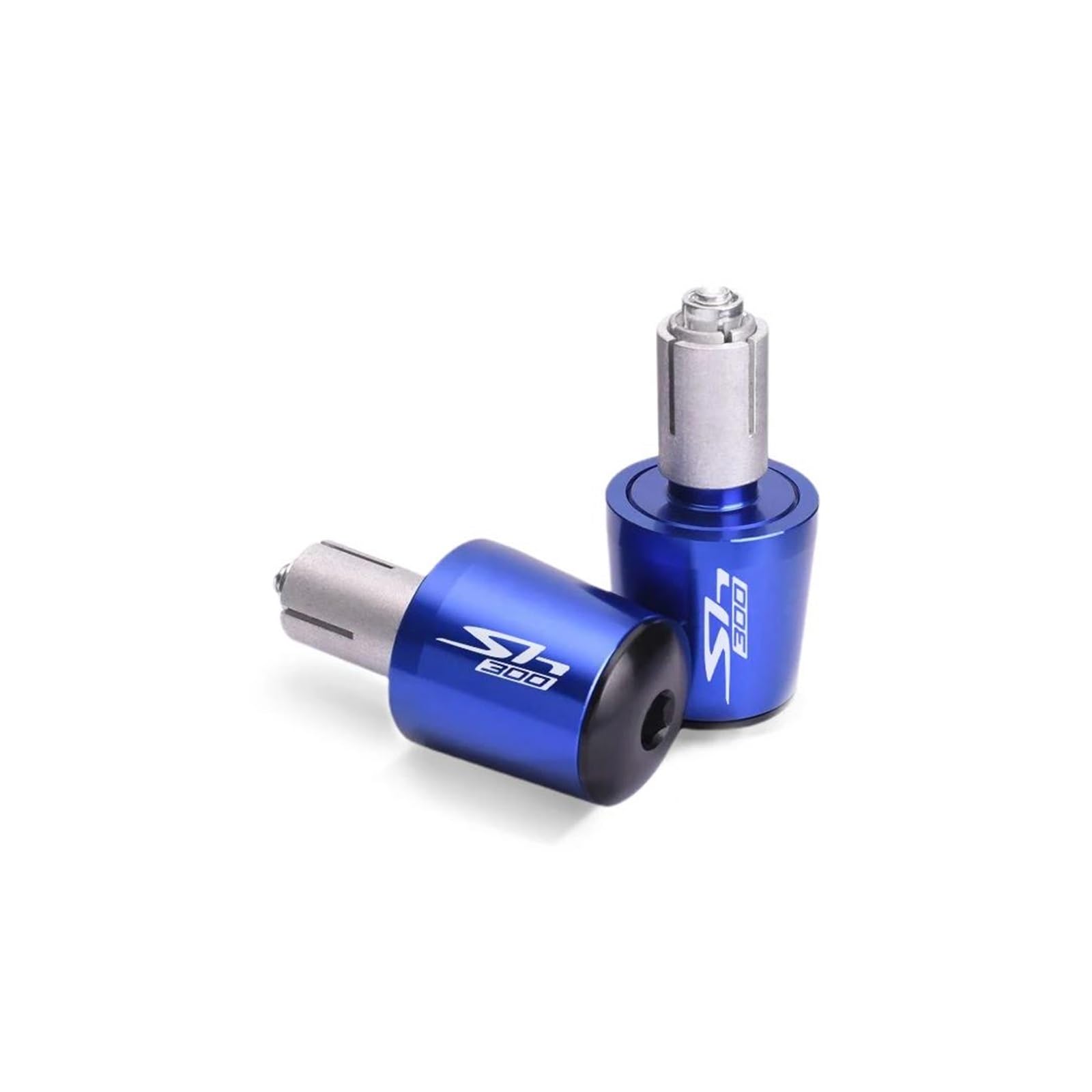 QIBOZNG Griff-Endstopfen Für HON&DA SH300 SH 300 SH300I SH 300I Motorrad Zubehör Griff Bar End Gewicht Lenker Griffe Kappe Stecker(Blue) von QIBOZNG