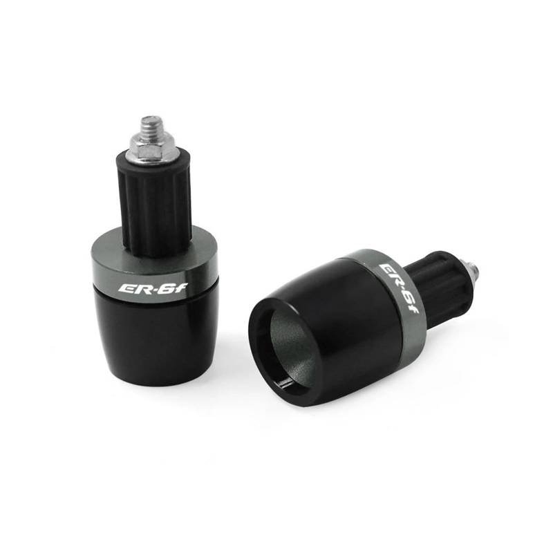 QIBOZNG Griff-Endstopfen Für Kaw&asaki ER-6F ER6F ER 6F 7/8 "22mm Motorrad Lenker Griffe Enden Griff Bar Gegengewicht Stecker Abdeckung Slider(Titanium) von QIBOZNG