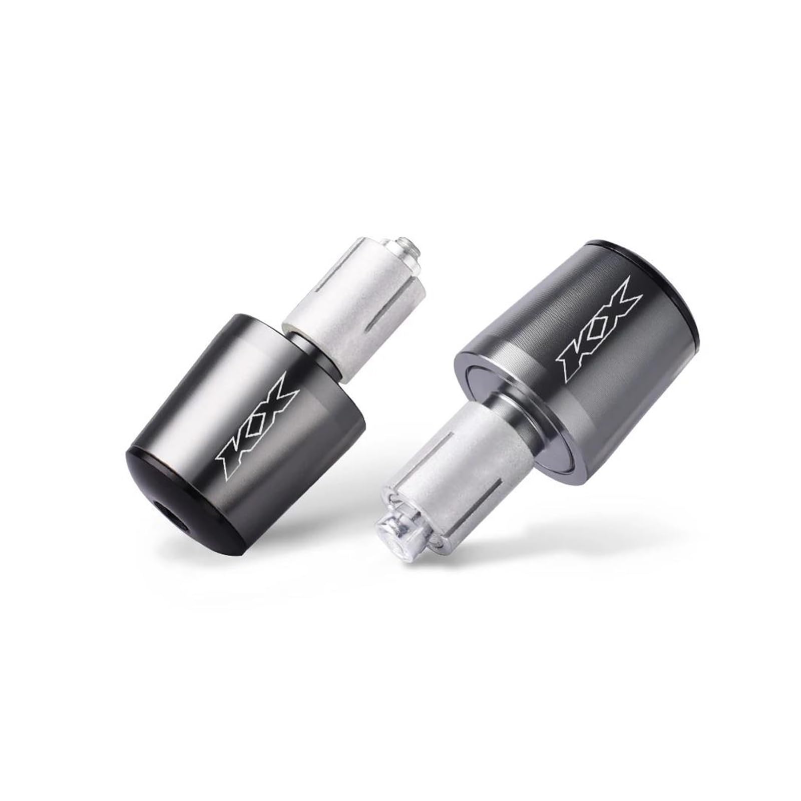 QIBOZNG Griff-Endstopfen Für Kaw&asaki KX65 KX80 KX85 KX125 KX250 KX250F KX450F Motorrad Lenker Griffe Enden Gegengewicht Stecker Slider(Titanium) von QIBOZNG