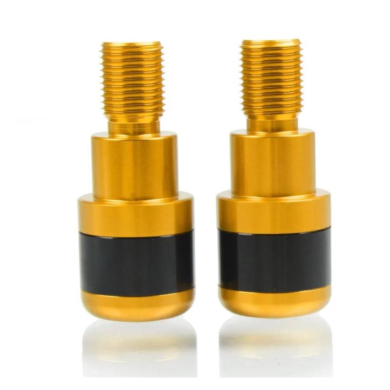 QIBOZNG Griff-Endstopfen Für YAM&ANA FZ6 FAZER FAZER600 FZ6S FZ6N FZ6S2 FZ6R S2 FJ6S FZ600 22mm Lenker Griffe Ende Griff Bar Kappe Ende Stecker(Gold2) von QIBOZNG