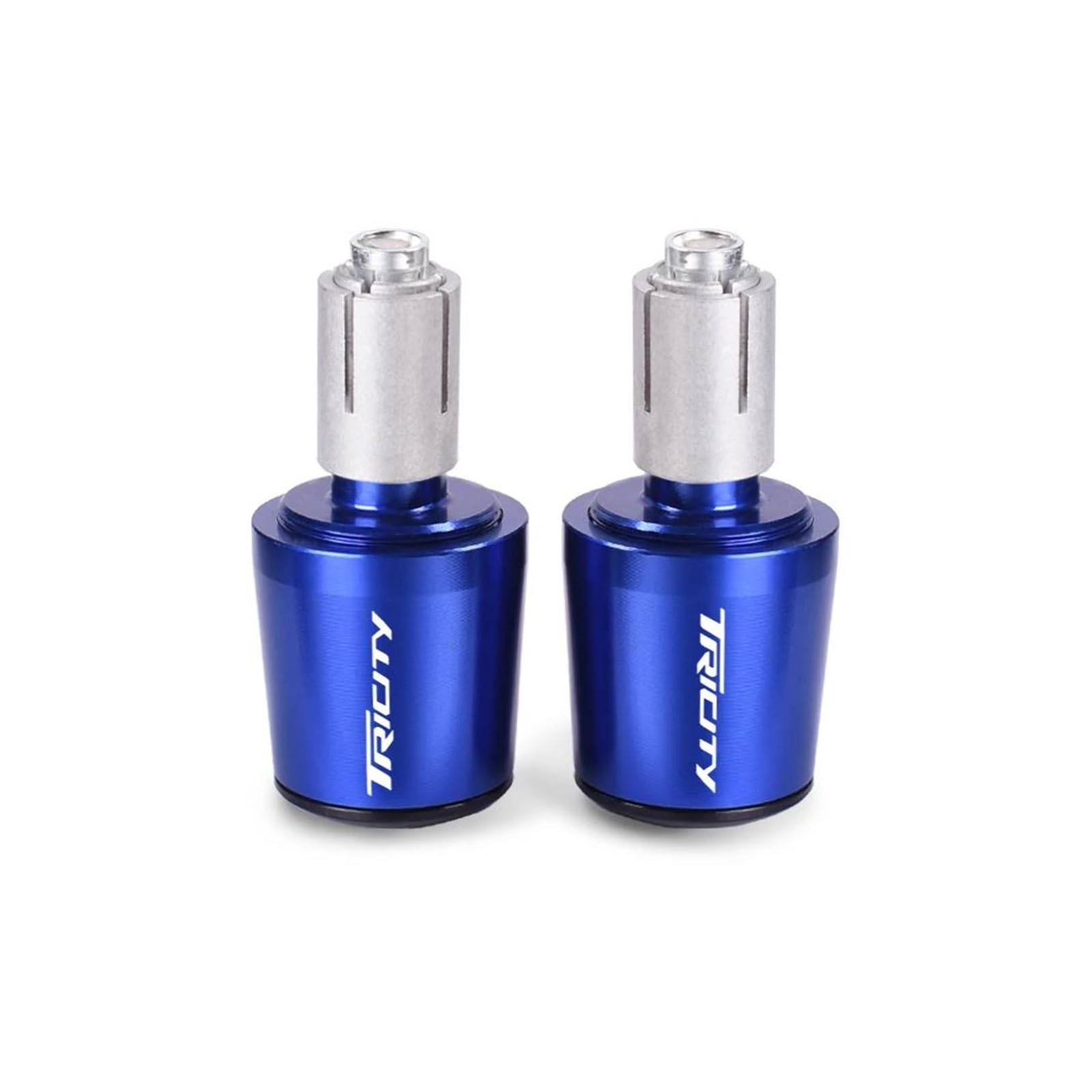 QIBOZNG Griff-Endstopfen Für YAM&ANA Tricity 125 Tricity 155 Tricity 300 Motorrad Griff Bar End Gewicht Lenker Griffe Kappe Silder Stecker(Blue) von QIBOZNG