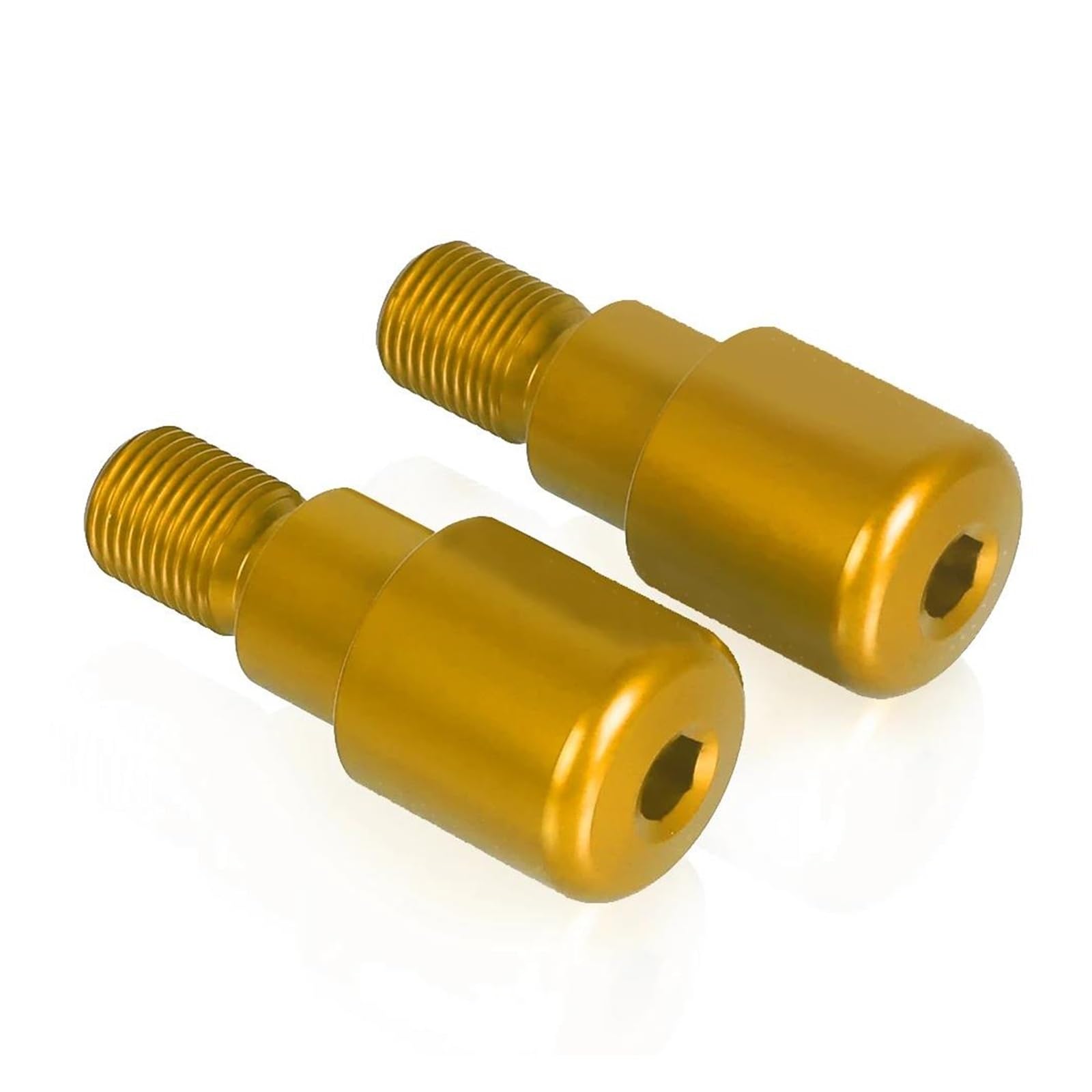 QIBOZNG Griff-Endstopfen Lenker Bar End Stecker Kappen Für YAM&ANA MT 09 MT07 MT09 MT10 MT125 SMAX155 Tracer 700 TDM 850 900A Griffe Slider(Gold) von QIBOZNG