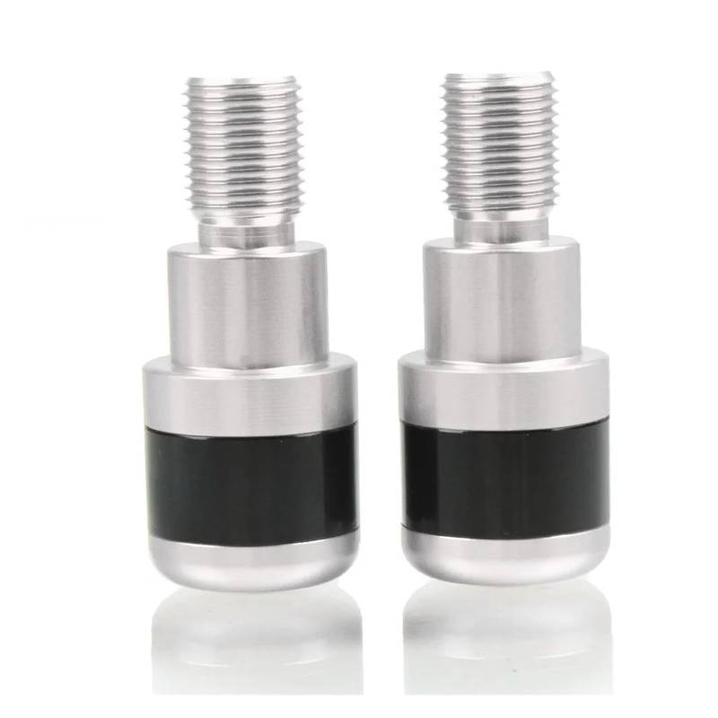 QIBOZNG Griff-Endstopfen Lenker Bar End Stecker Kappen Für YAM&ANA MT 09 MT07 MT09 MT10 MT125 SMAX155 Tracer 700 TDM 850 900A Griffe Slider(Silver2) von QIBOZNG