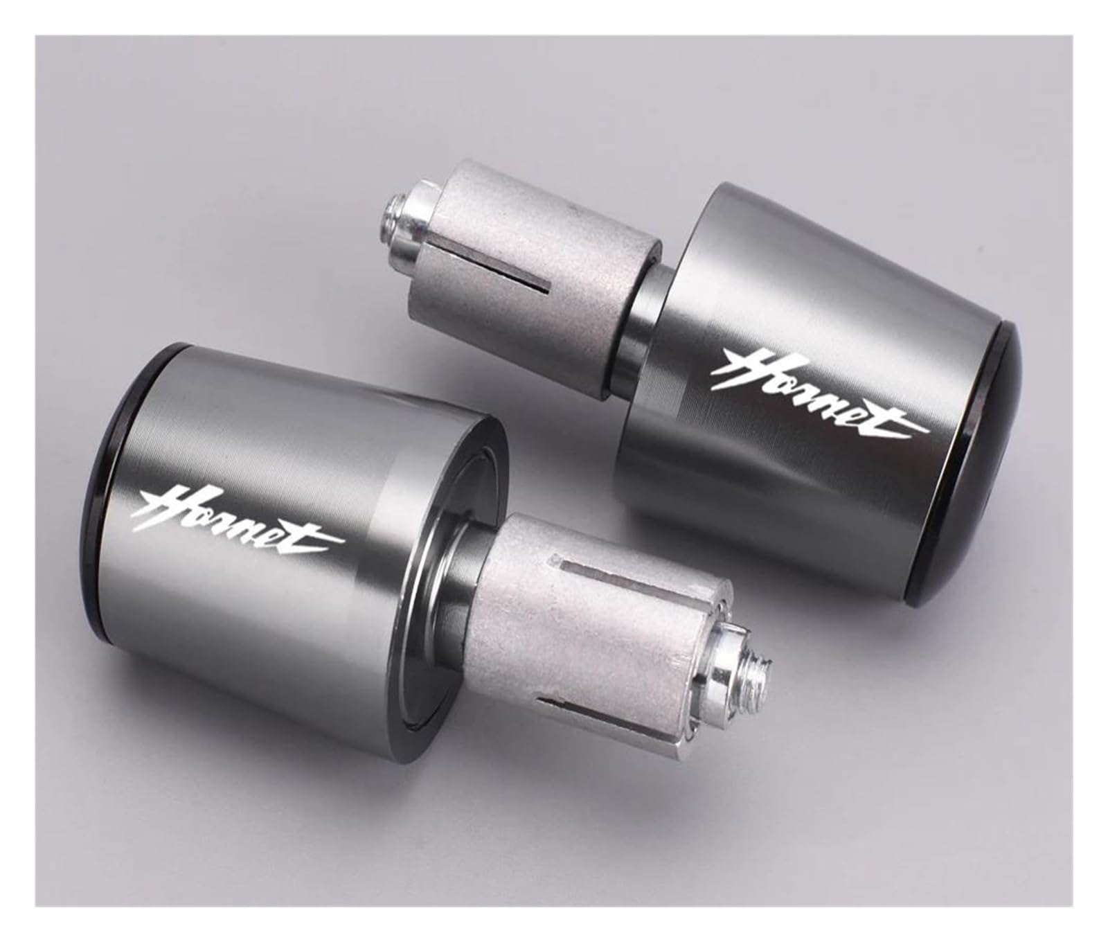 QIBOZNG Griff-Endstopfen Motorrad Griff Bar End Gewicht Lenker Griffe Kappe Slider Stecker Für HON&DA CB400 CBR CB 500 600 CBF600 Hornet 600(Titanium) von QIBOZNG