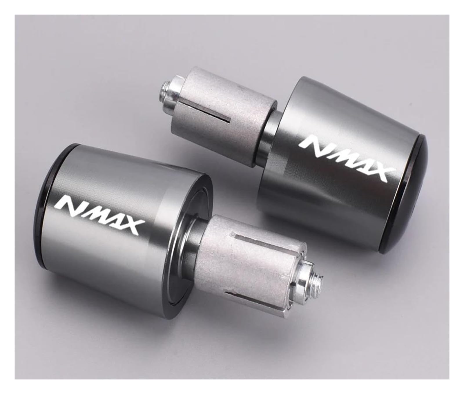 QIBOZNG Griff-Endstopfen Motorrad Griff Bar End Gewicht Lenker Griffe Kappe Slider Stecker Für YAM&ANA NMAX NMAX 125 NMAX 155 150 2015-2021(Titanium) von QIBOZNG