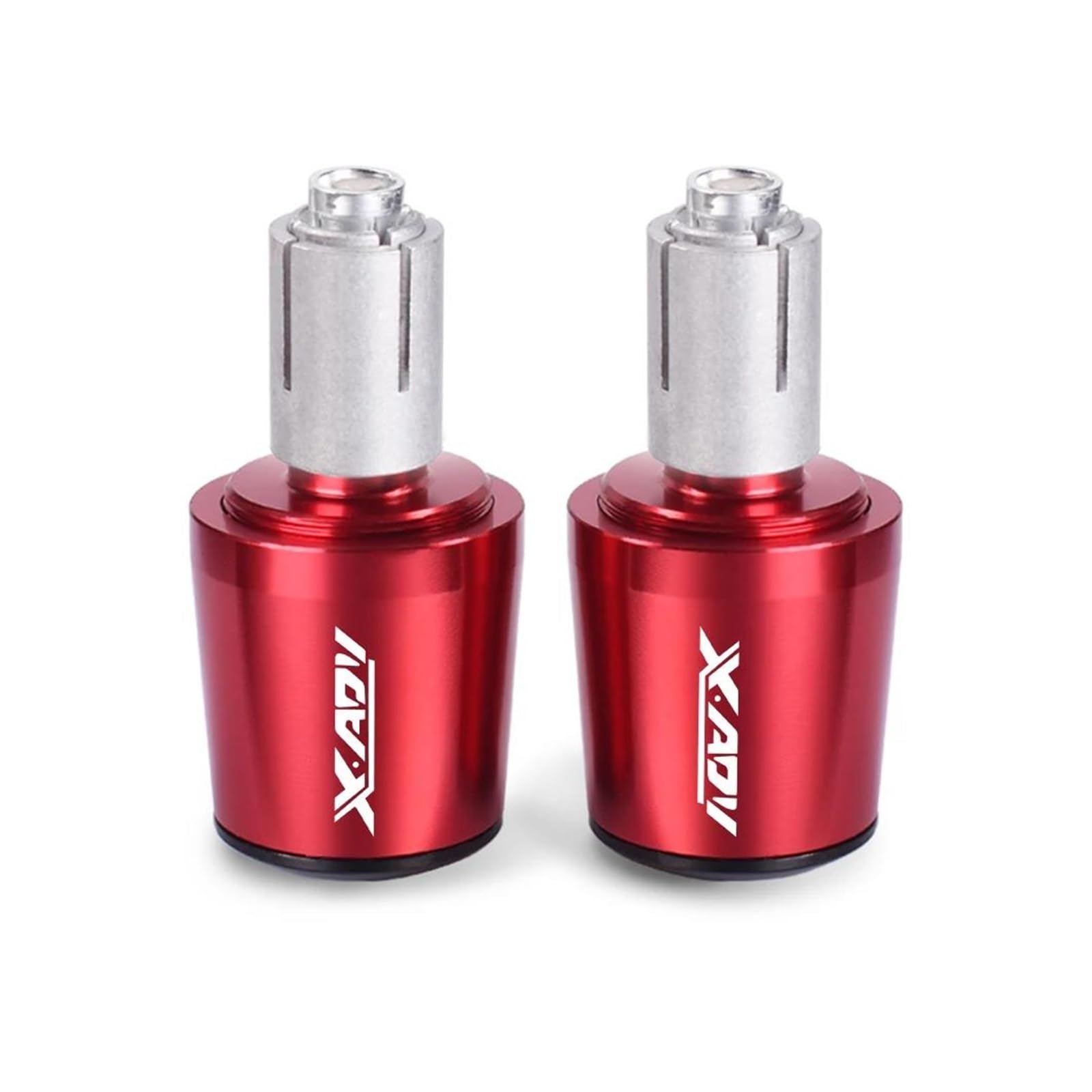 QIBOZNG Griff-Endstopfen Motorrad Handgriffe Bar End Stecker Moto Lenker Kappen Für HON&DA X-ADV X ADV 750 X ADV750 XADV 750 2016-2024(Red) von QIBOZNG