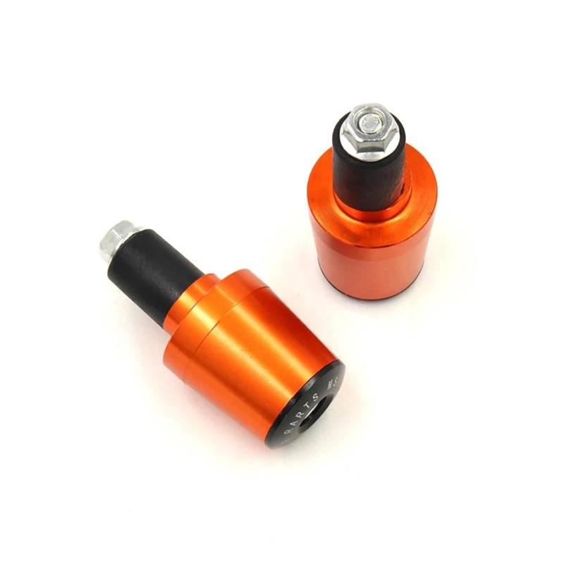 QIBOZNG Griff-Endstopfen Motorrad Lenker Enden Bar End Gewichte Für HON&DA VFR800 VFR800A VFR800FI Abfangjäger ABS VFR1200F VFR1200FA(Orange2) von QIBOZNG