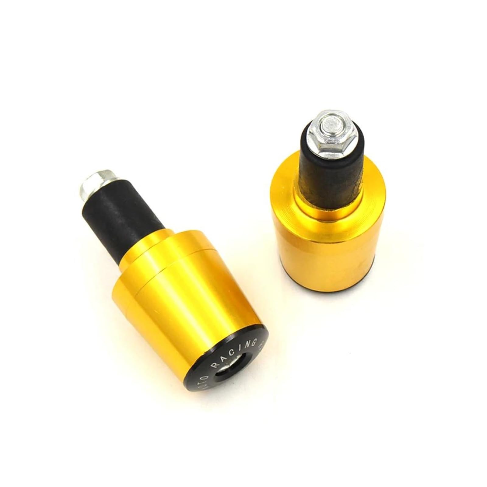 QIBOZNG Griff-Endstopfen Motorrad Lenker Enden Bar End Gewichte Für Suzuki Hayabusa GSX1300R ABS GSX250R GSX250R ABS GSX250RZ GSX-250 RZ(Gold2) von QIBOZNG