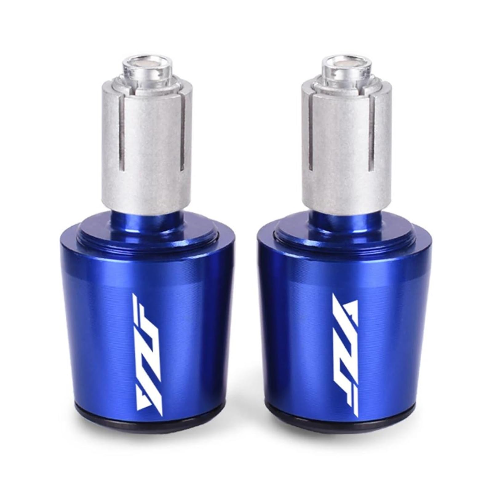 QIBOZNG Griff-Endstopfen Motorrad Lenker Griffe Ende Stecker Für YAM&ANA YZF-R1 YZF-R3 YZF-R6 YZF R7 R1 R3 R6 R15 R125 R1M R1S(Blue) von QIBOZNG