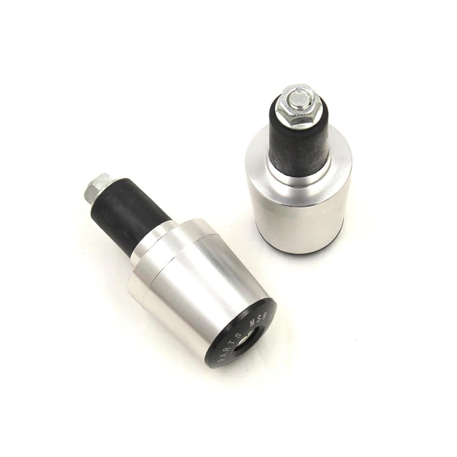 QIBOZNG Griff-Endstopfen Motorrad-Lenkerenden Bar End Gewichte Für Suzuki GSX-S750A GSX-S750ZA GSX-S950 GSX S750A GSXS 750ZA GSX S950(Silver2) von QIBOZNG