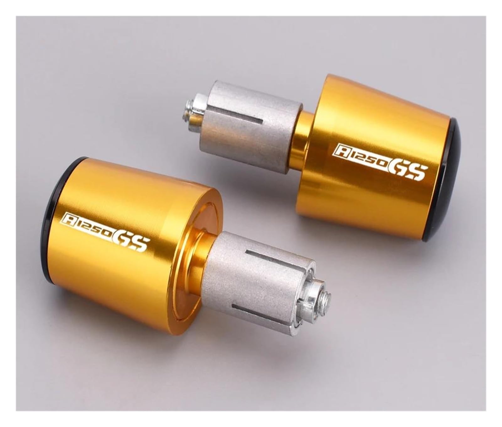 QIBOZNG Griff-Endstopfen Motorradgriff Lenkerenden Lenkergriffe Kappenstecker Für BM&W R1250 GS R 1250 GSA R 1250GS HP 2019 2020 2021(Gold) von QIBOZNG