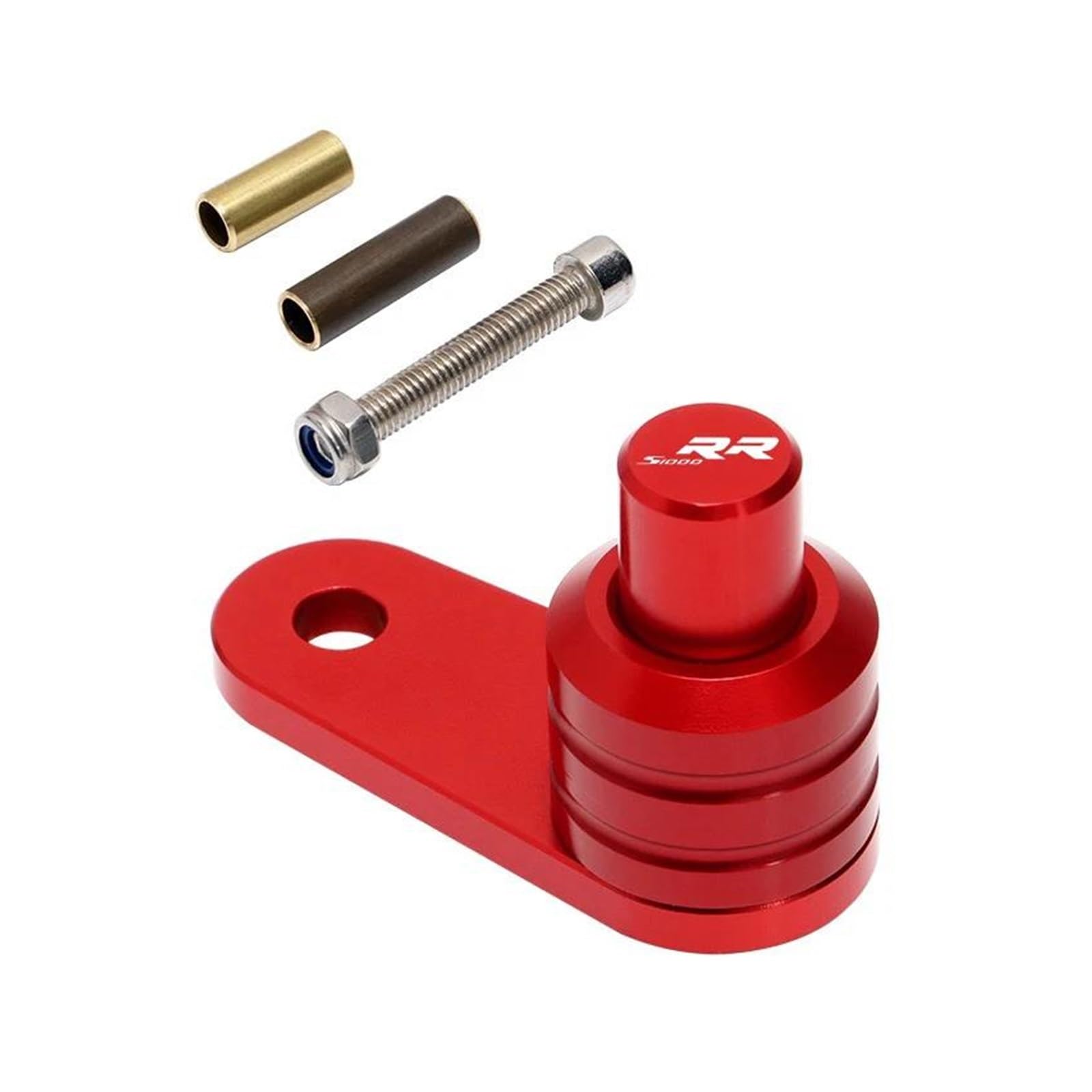 Schalter FüR Einparkhilfe Für B&MW S1000 RR S1000RR S 1000 RR 2019-2023 Motorrad Parkplatz Bremse Schalter Taste Lock Hebel Zubehör(Red) von QIBOZNG