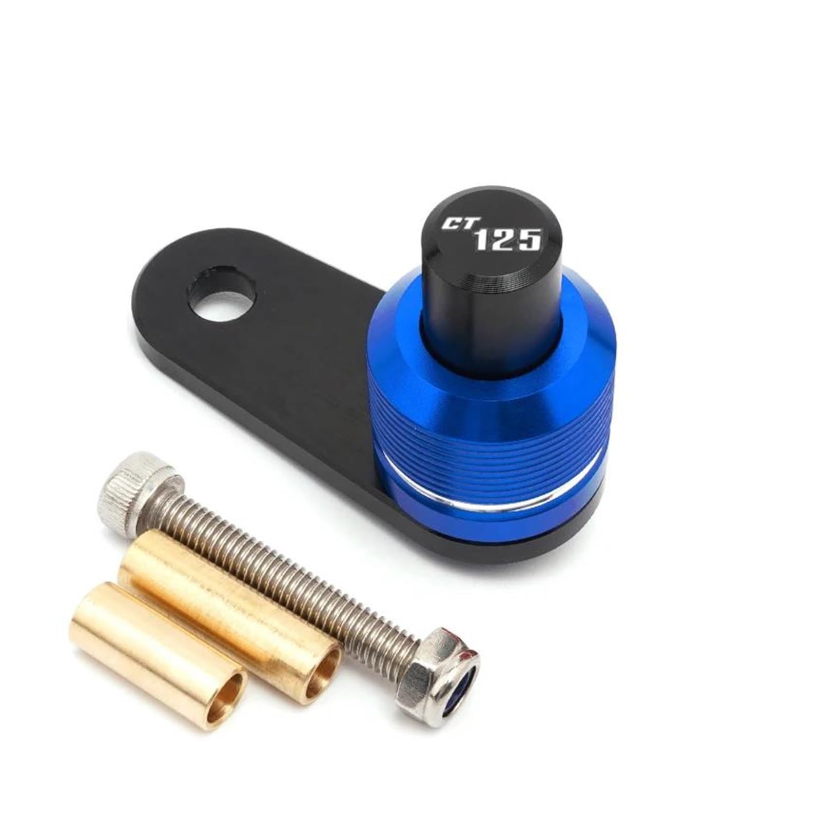 Schalter FüR Einparkhilfe Für H&ONDA CT125 CT 125 Hunter Cub Motorrad Bremshebel Parkplatz Schalter Halbautomatische Hang Lock-Taste(Blue) von QIBOZNG