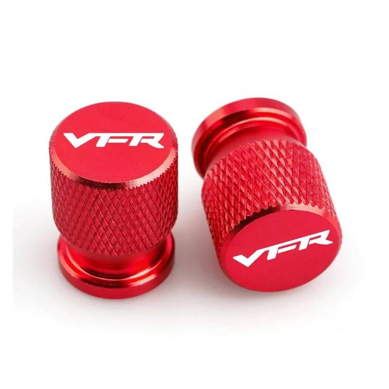 Ventildeckel Für HON&DA VFR750 VFR800 VFR 800 F VFR800F Motorrad Zubehör Rad Reifen Ventil Stem Caps Luftdichte Abdeckungen(Red) von QIBOZNG