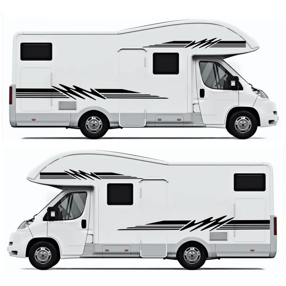 Autotür-Seitenaufkleber, für R=enault Master, für Nissan NV400 Interstar, für Opel, für Vauxhall Movano, Tuning-Zubehör, Camper Van-Vinyl-Aufkleber von QIEAUY