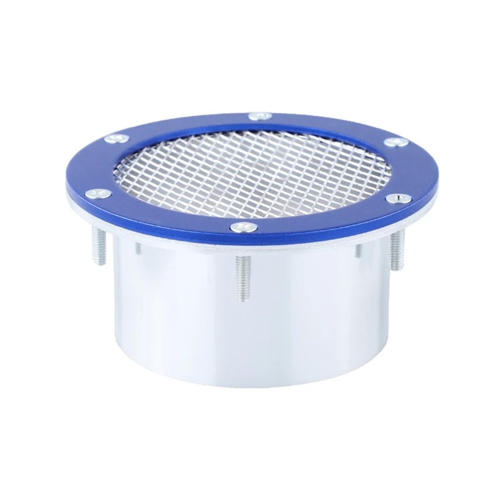 Ansaugschläuche Auto Universal Air Vent Staub Luftkanal Grille Lufteinlass Abdeckung Stoßstange Vent Einlass Kanal Kalt Filter Aluminium Auto Zubehör(Blau) von QIFANB