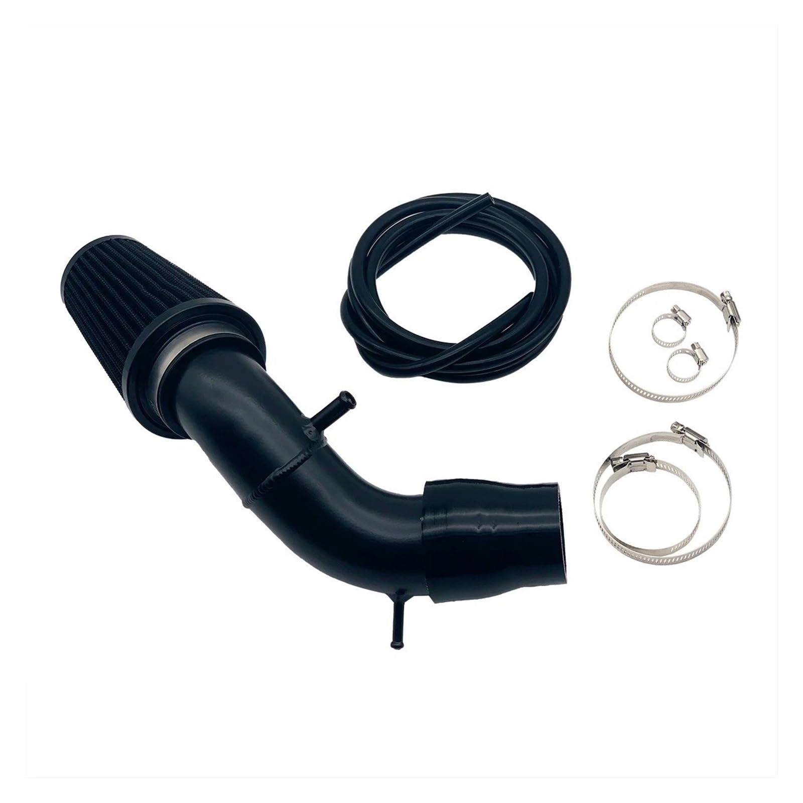 Ansaugschläuche Für Abarth Für 500 595 695 Lufteinlass-High-Flow-Zufuhrsystem In Original-Airbox-Position. Ersatz-Leistungsteile-Lufteinlass-Kit(Black Silicone Hose) von QIFANB