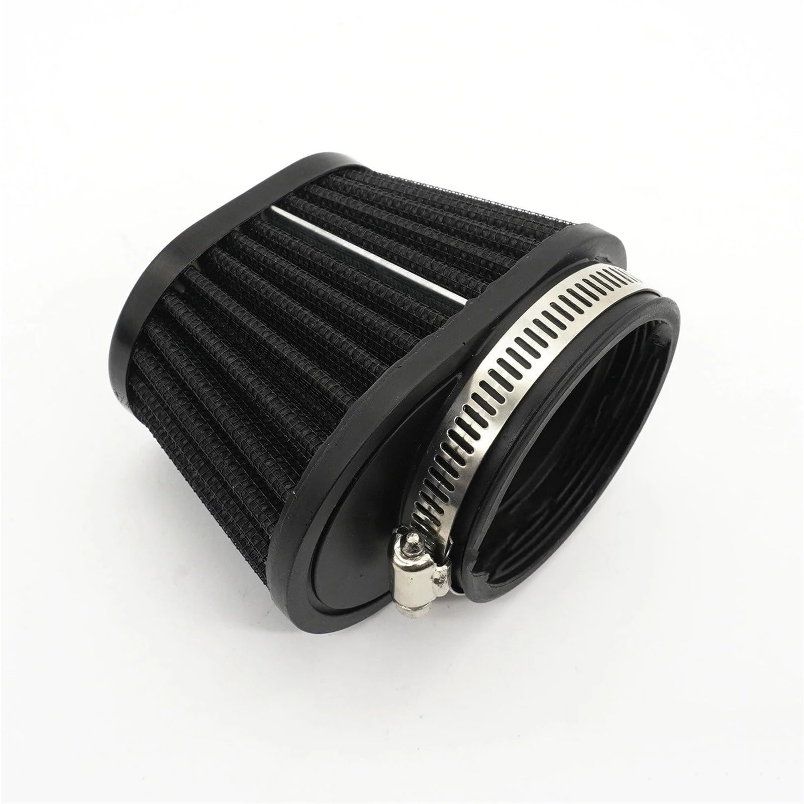 Ansaugschläuche UN073 Motorrad-Luftfilter 60 Mm 55 Mm 51 Mm Universal Für Motorwagen-Kaltlufteinlass-High-Flow-Kegelfilter(Black-51mm-1piece) von QIFANB