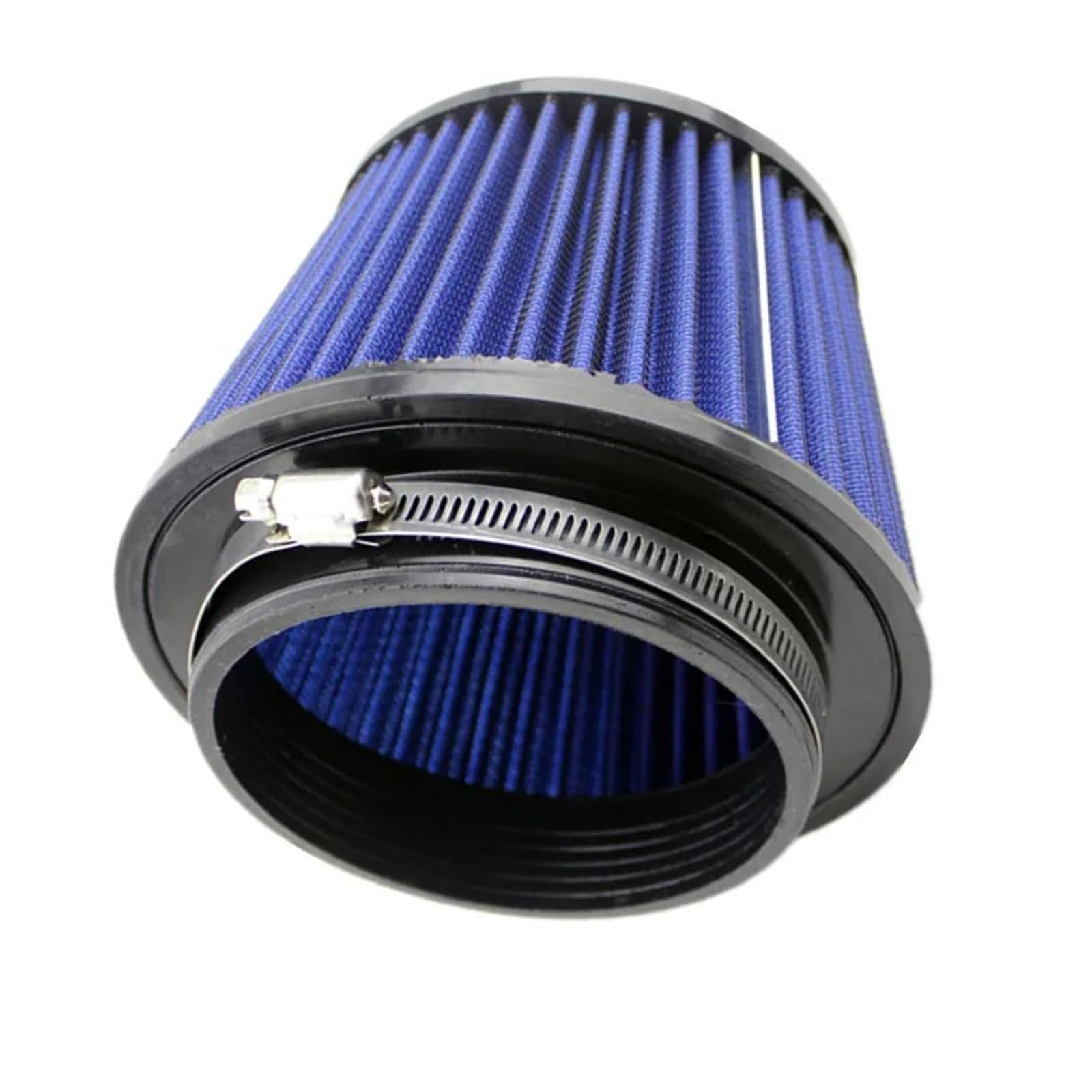 Ansaugschläuche Universal Auto Luftfilter Leistung High Flow Kaltansaugfilter Induktion Kit Sport Power Mesh Kegel 115 MM(Blau) von QIFANB