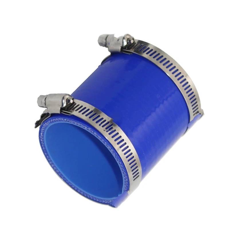 Ansaugschläuche Universal-Silikonschlauch, Gerader Anschluss, Auto-Ladeluftkühler, Turbo-Ansaugrohr-Kupplung, Blau, Länge 76 Mm, Verschiedene Größen(ID 22MM) von QIFANB