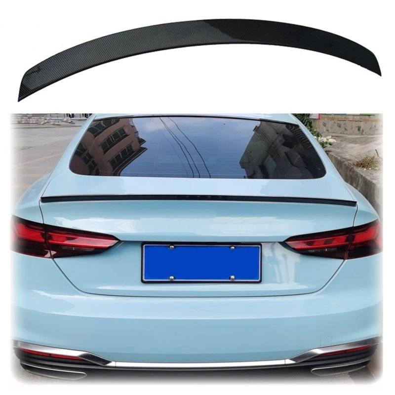 Auto Heckflügel Für A5 B9 S5 Sline RS5 Sportback 4-Türer Spoiler 2017-2020 Heckklappe Highkick Wing Lip Aus Glänzend Schwarzer Kohlefaser Auto-Heckspoiler von QIFANB