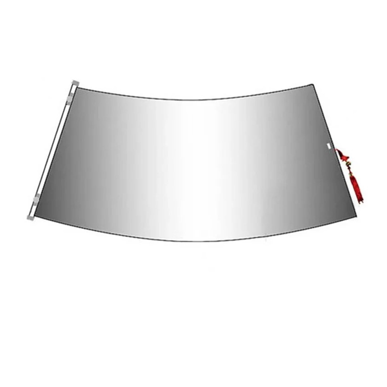 Auto Sonnenblende 1450mm Einziehbarer Auto-Windschutzscheiben-Sonnenschutz Auto-Vorder-/Heckscheiben-Jalousien Sonnenschutz Anti-UV-Sonnenschirme Fächerförmig Auto Sichtschutz Fenster(Model B) von QIFANB