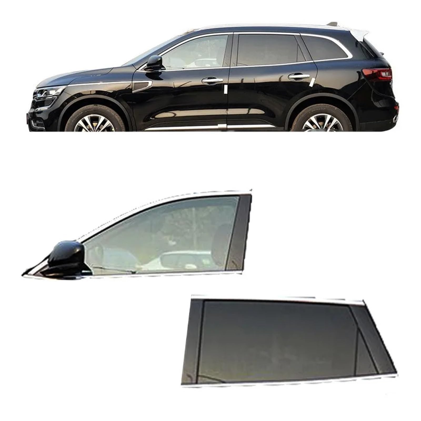 Auto Sonnenblende 2-teiliges Auto-Styling-Zubehör, Sonnenschutz, Auto-UV-Schutzvorhang, Seitenfenster-Sonnenschutznetz, Sonnenblendenschutz, Fensterfolien Auto Sichtschutz Fenster(4piece SUV) von QIFANB