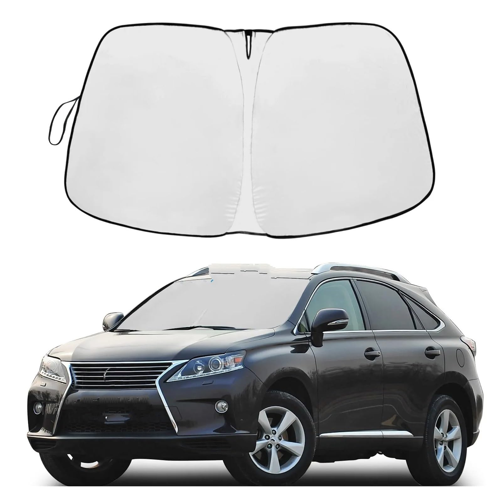 Auto Sonnenblende Für Lexus RX 2010 2011 2012 2013 2014-2015 Auto-Windschutzscheiben-Sonnenschutzabdeckung Auto-Frontfenster-Sonnenschutz-Visier UV-Schutz Auto Sichtschutz Fenster von QIFANB