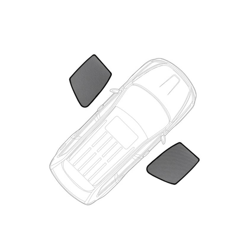 Auto Sonnenblende Magnetischer Seitenfenster-Sonnenschutz Für Citroen C5 Für Aircross 2018 2019 2020 2021 2022-2023 Auto-Sonnenschutzvisier Auto Sichtschutz Fenster(2 Piece Front) von QIFANB