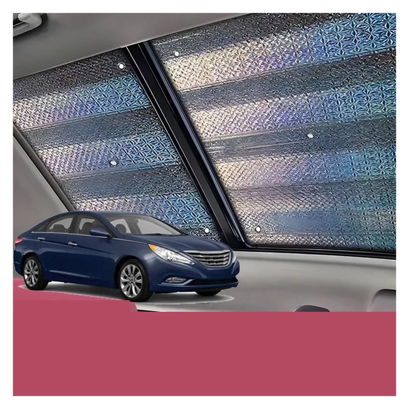 Auto Sonnenblende Schiebedach-Sonnenschutz, Passend Für Hyundai Sonata I45 FY MK6 2010 2011 2012 2013~2014 Auto-Panoramadach Hitzeschild Fenster-Sonnenschutz UV-Schutz Auto Sichtschutz Fenster von QIFANB