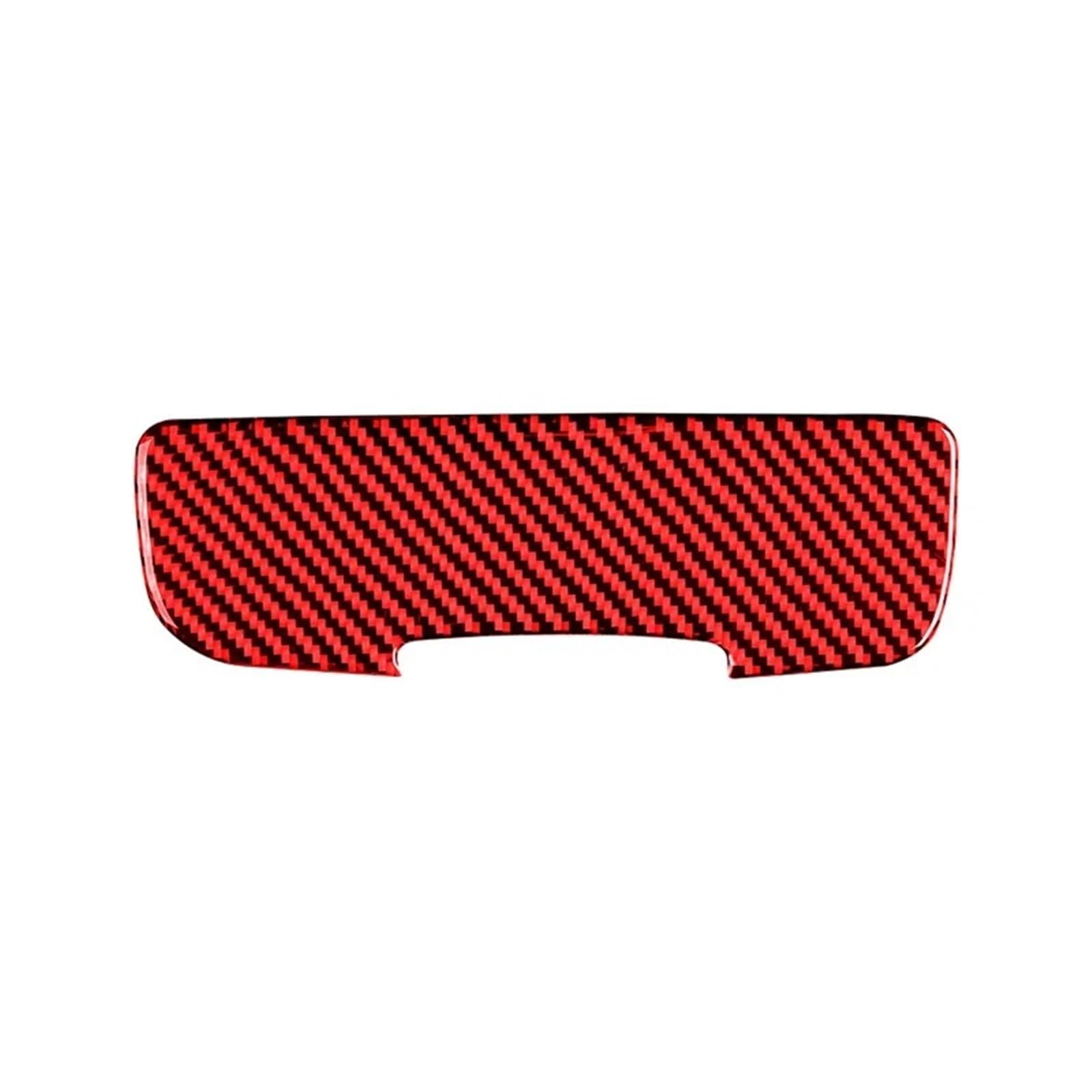 Auto Zierleisten Innen Für Chevrolet Für Corvette 1998-2004 Carbon Fiber Innen Auto Zentrale Steuerung Lade Panel Trim Abdeckung Aufkleber Auto Zierleisten ZubehöR(Rot) von QIFANB