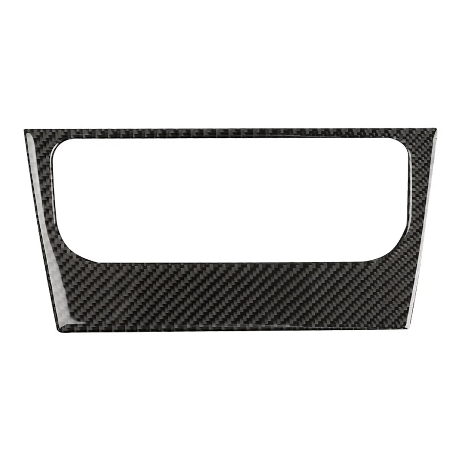 Auto Zierleisten Innen Für Golf 6 Für GTI MK6 2008-2012 Carbon Fiber Auto Air Conditio Taste Schalter Panel Dekoration Aufkleber Auto Zierleisten ZubehöR(Schwarz) von QIFANB