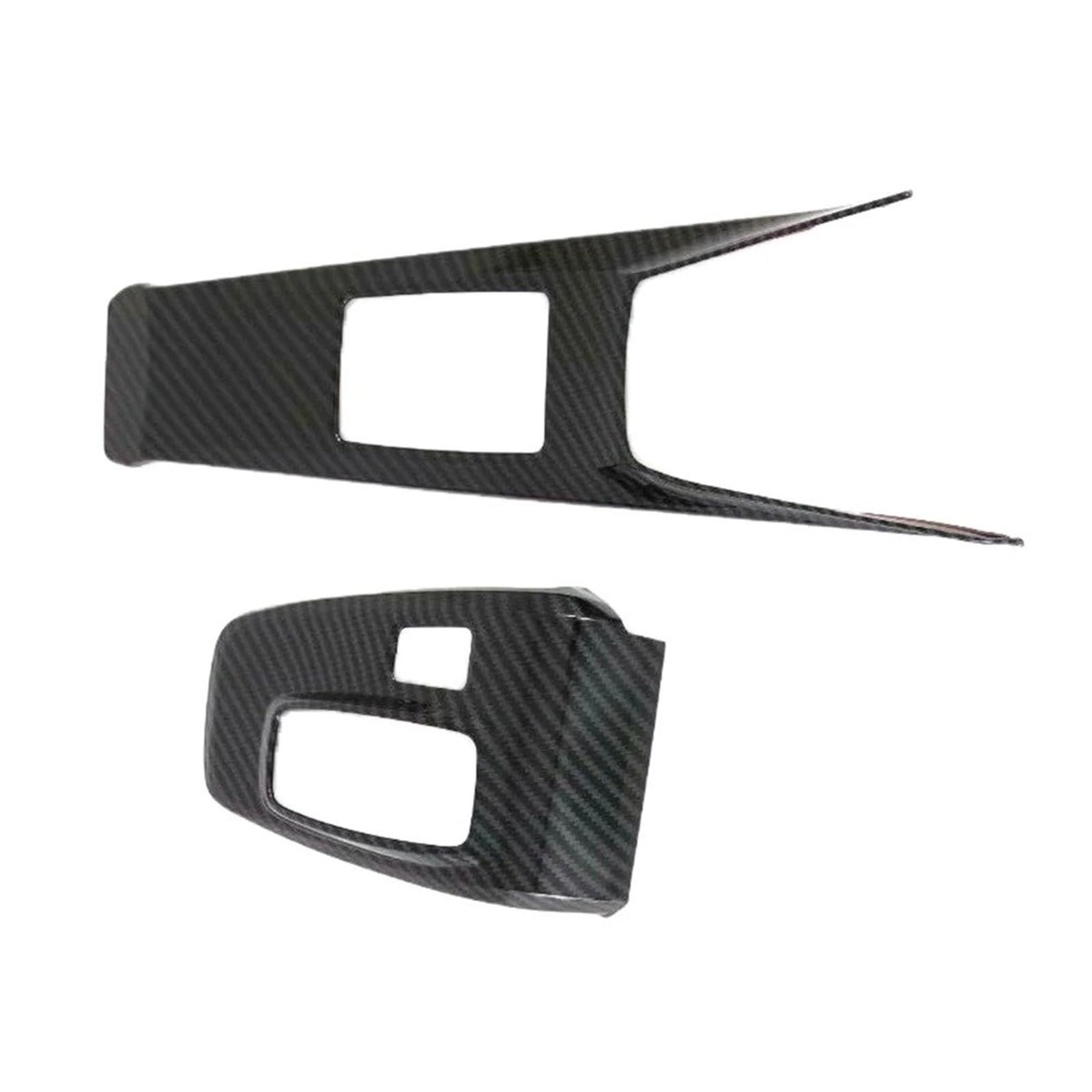 Auto Zierleisten Innen Für Hyundai Für Sonata DN8 2020 2021 2PCS Carbon Fiber Auto Interior Center Control Getriebe Shift Panel Auto Zierleisten ZubehöR von QIFANB