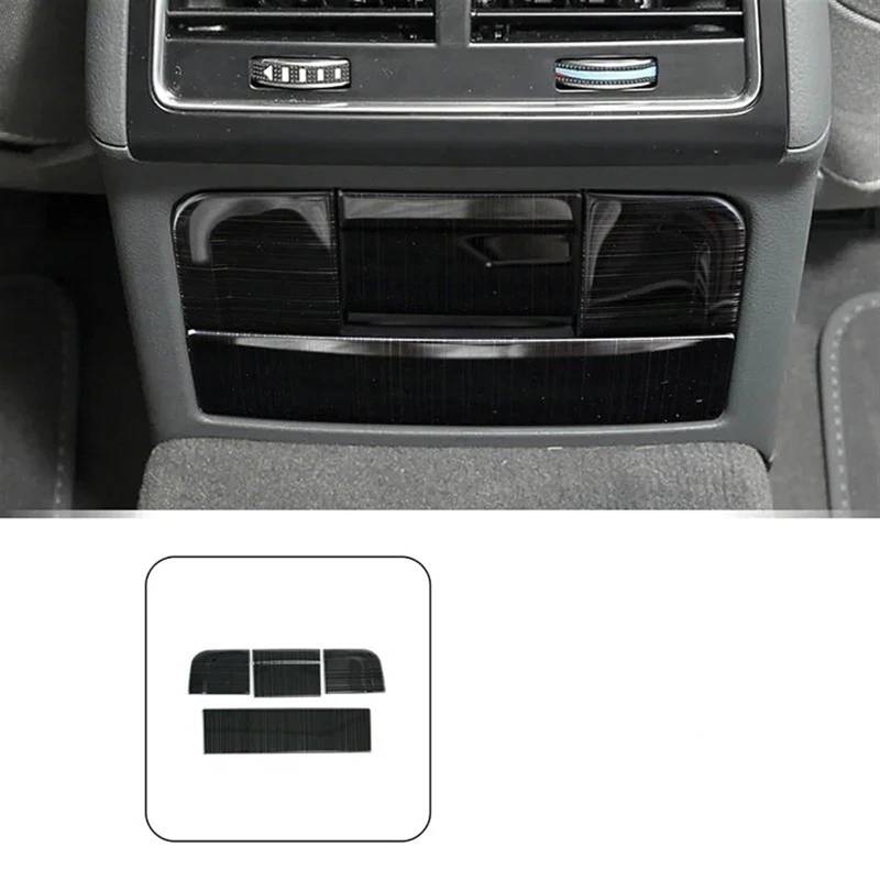 Automobilinnenraum Für A4 Für B8 2013 2014 2015 2016 Edelstahl Zigarettenanzünder Abdeckung Trim Auto Styling Hinten Klimaanlage Outlet Rahmen Dekoration Zubehör Den Autoinnenraum(A 4 Pieces) von QIFANB