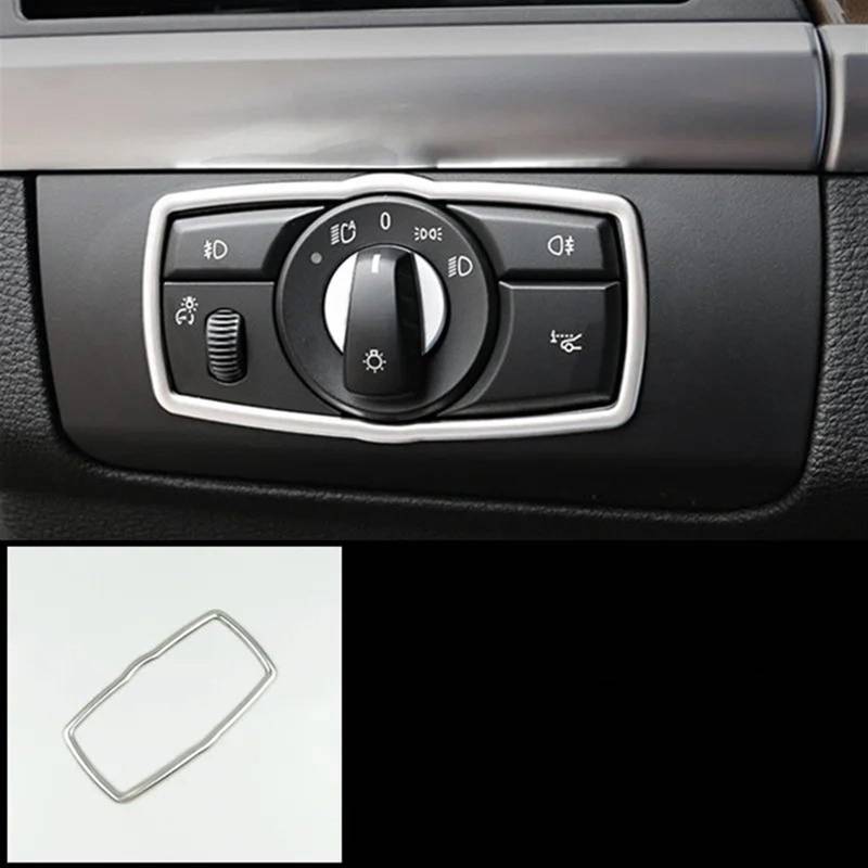 Automobilinnenraum Für X5 Für X6 Für E70 Für E71 2008-2014 Konsole Navigation Air Outlet Rahmen Dekor Streifen Auto Zentrale Armlehne Schalthebel Panel Abdeckung Trim Zubehör Den Autoinnenraum(Head la von QIFANB