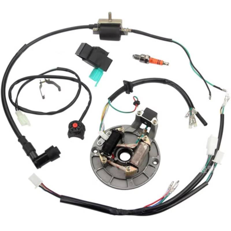 Motorrad Zündungen Motorrad-Zündungsstator Kabelbaum Zündspule Magnetos-Stator Für 50 Cc 70 Cc 110 Cc 125 Cc 4-Takt-Dirtbikes Zündspule von QIFANB